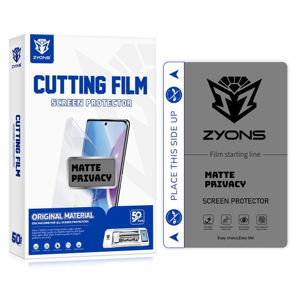 F04-ZYONS Matte Pricacy Cutting film